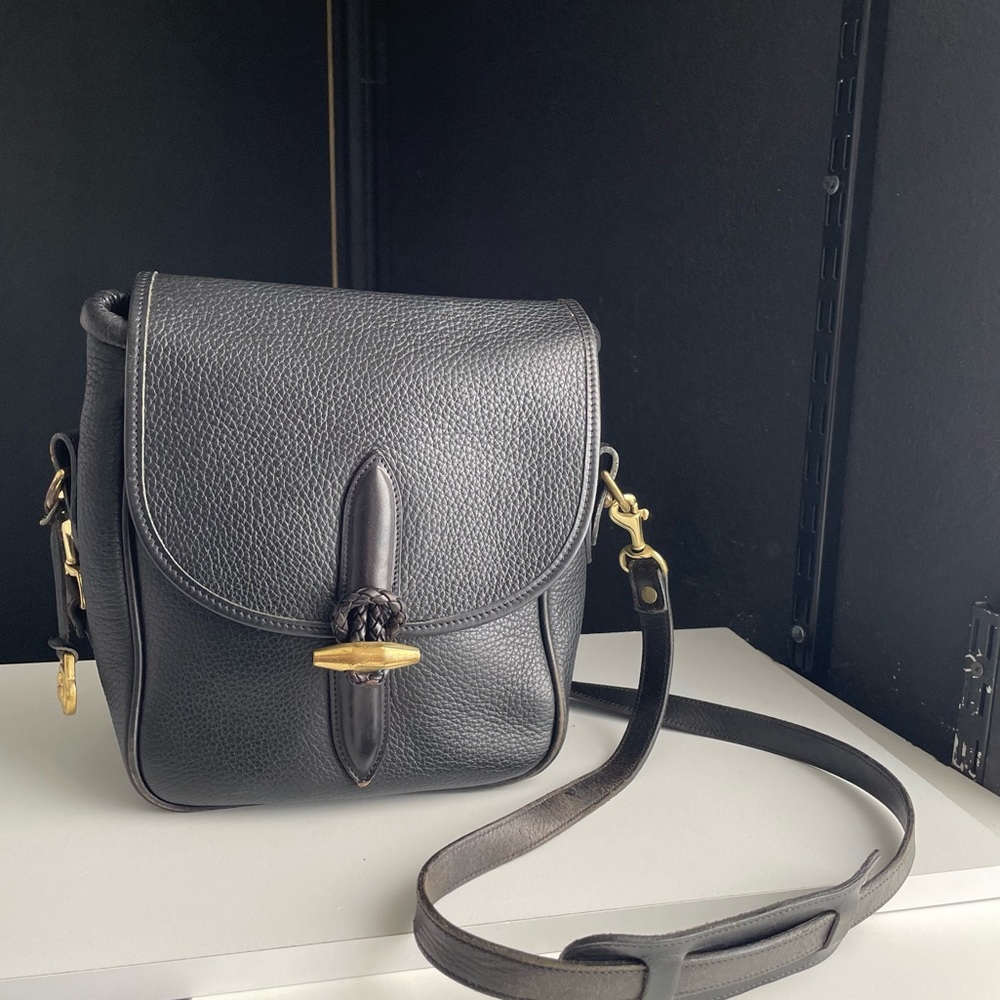 Dooney & Bourke Black Leather Crossbody Bag